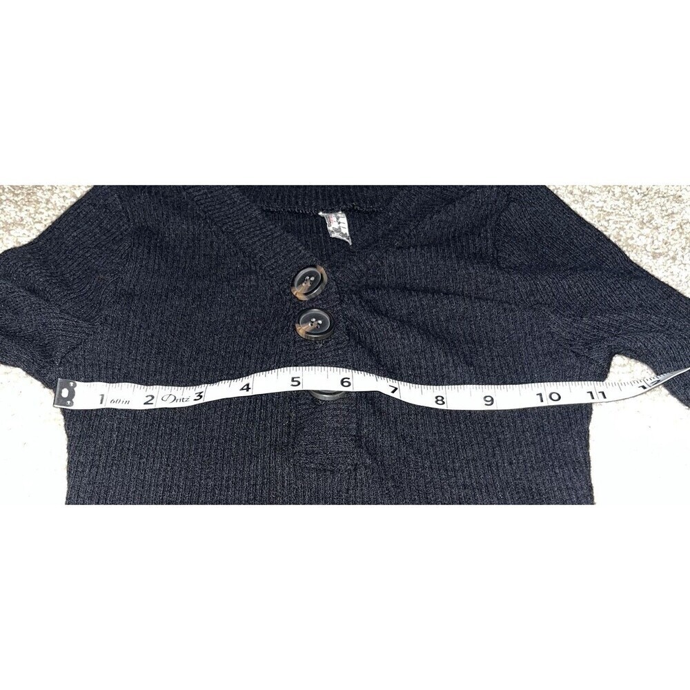 Intimately Free People (XS-TP) Up All Night Button Up Bodysuit Black Date Night - Picture 6 of 14